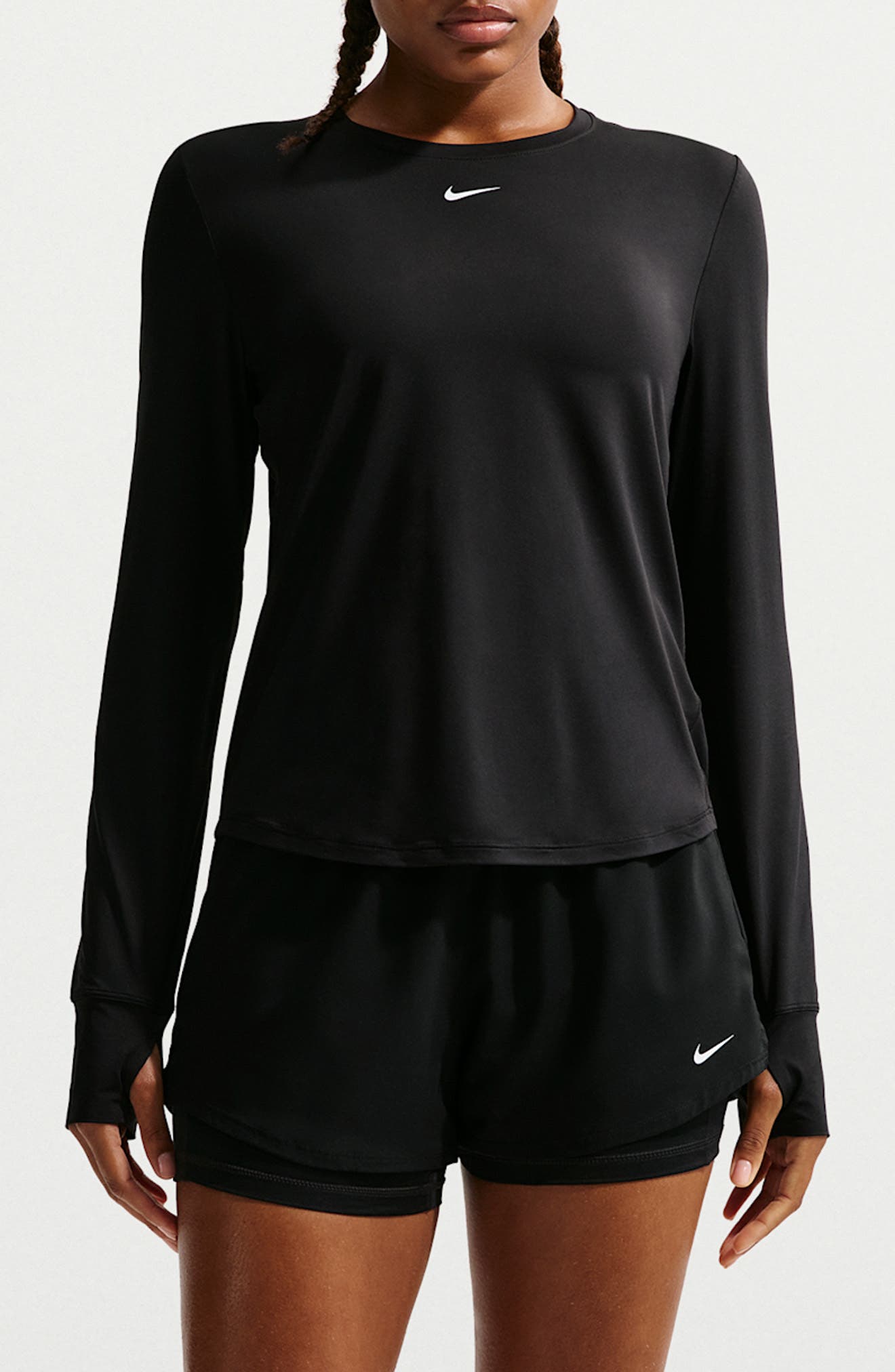 nike dry classic mesh long sleeve top