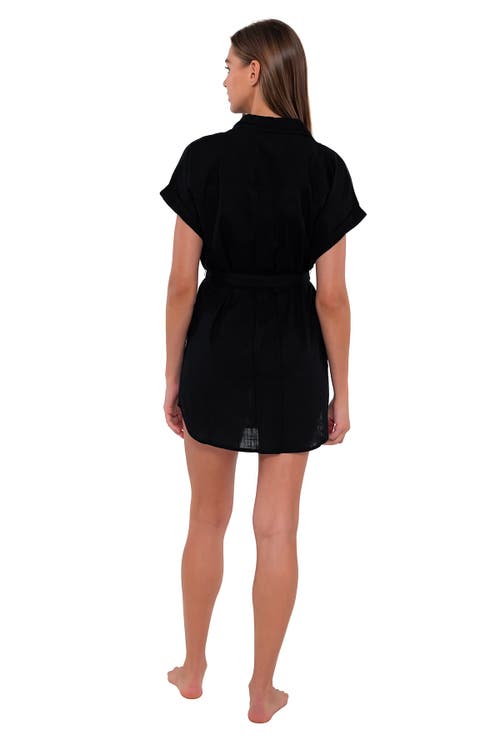 Sunsets Lucia Cover-up Dress In Black