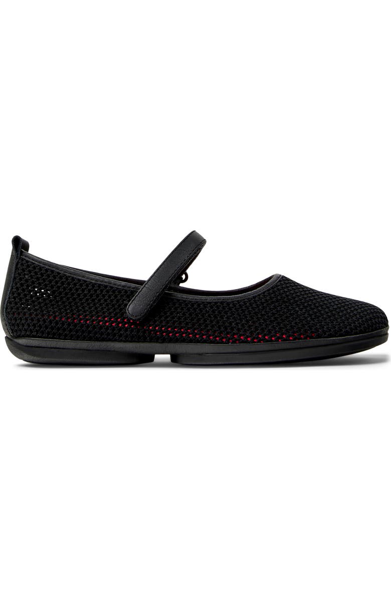 Camper Right Nina Flat, Alternate, color, Black