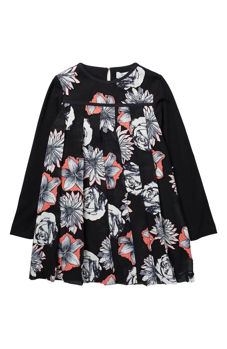 Versace Patterned Long Sleeve Dress, Main, color,