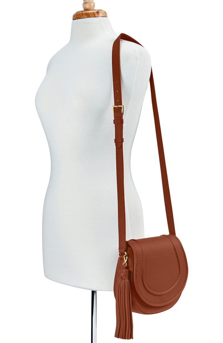 GiGi New York JENNI SADDLE BAG, Alternate, color, Saddle