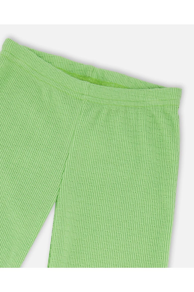 Crinkle Jersey Flared Bottom Leggings, Alternate, color, Mint Green