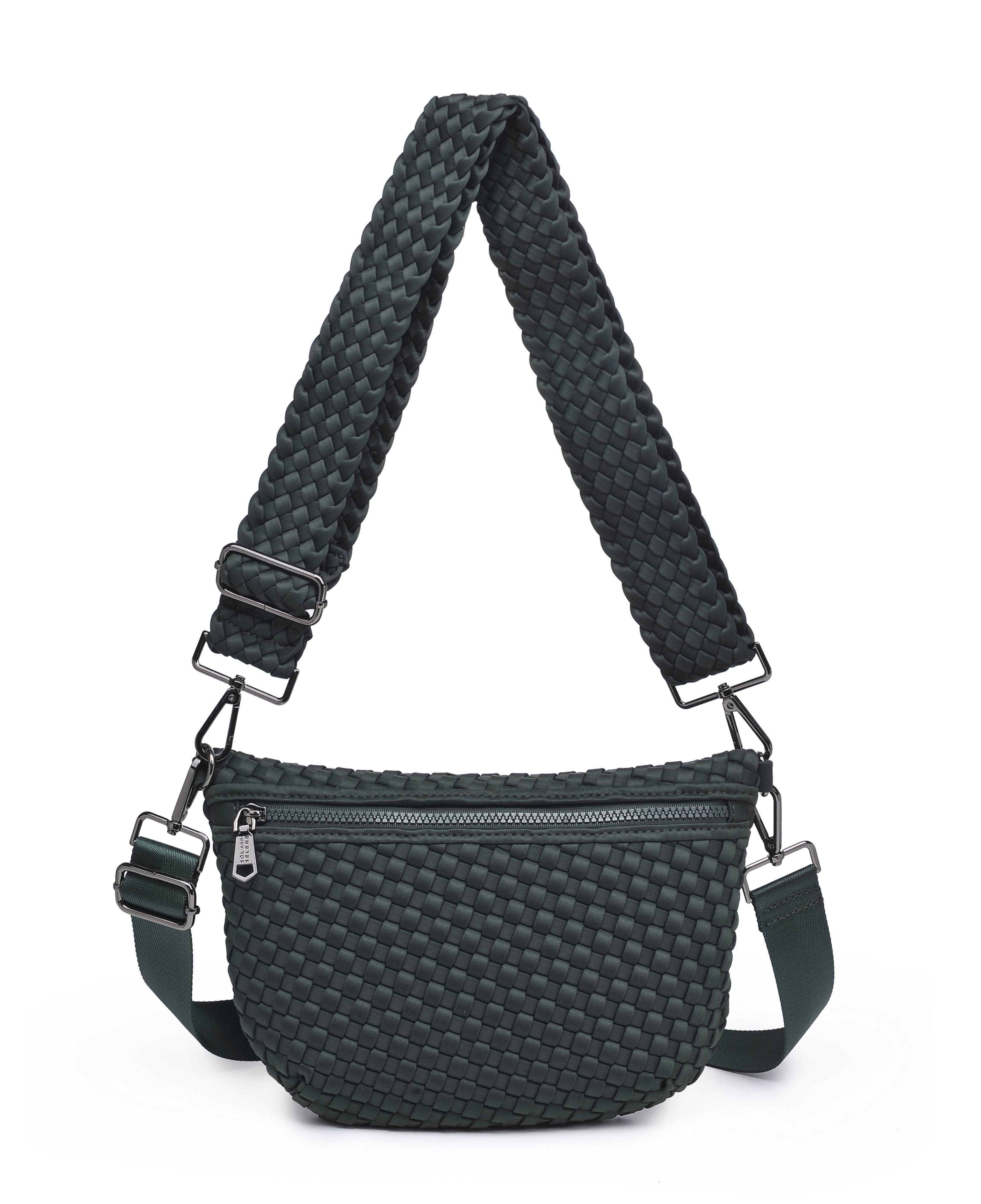 Sol and Selene Ethereal - Woven Neoprene Crossbody Bag, Main, color, Olive