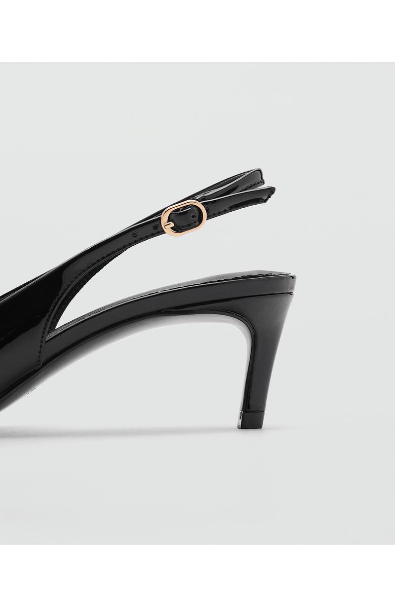MANGO Pointed Toe Kitten Heel Slingback Pump, Alternate, color,