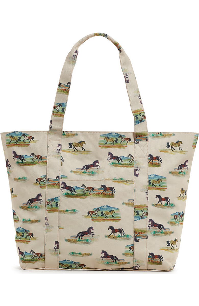 TRVL Design Wild Horses XL Tote, Main, color,