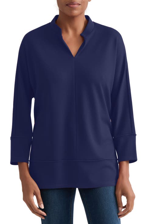 Johnny Collar Knit Top