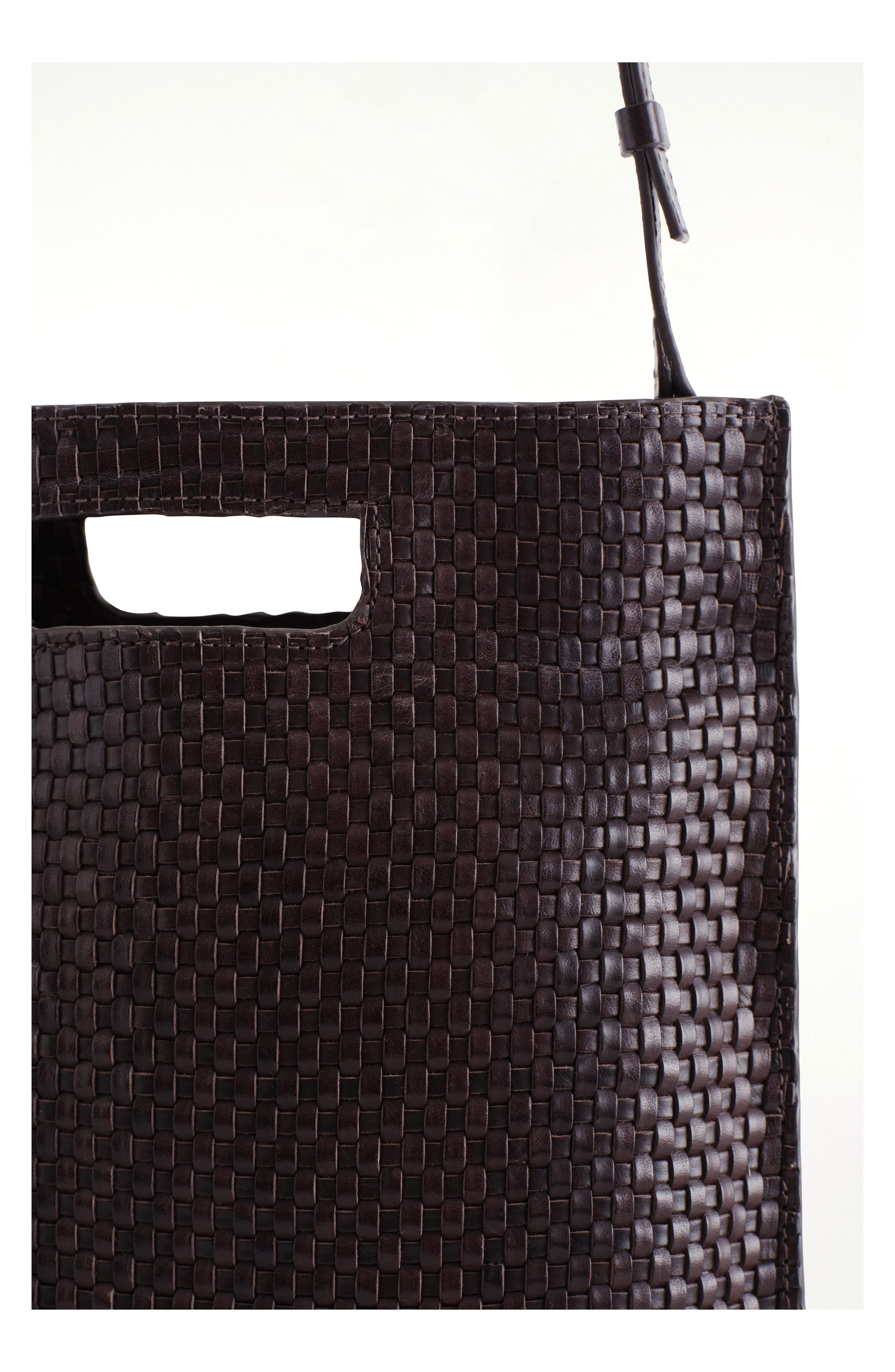 COS Braided Leather Tote, Alternate, color, 