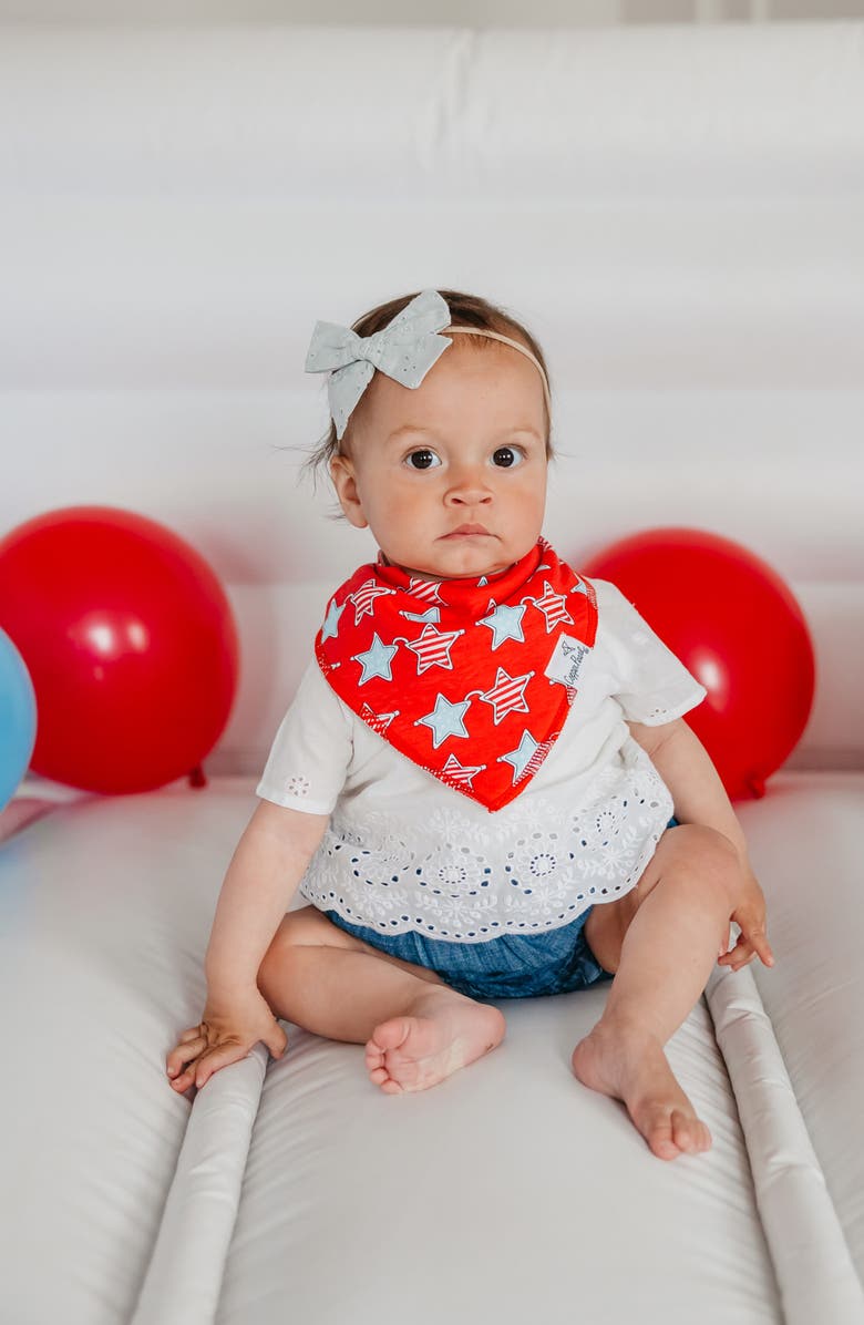 Copper Pearl 4-Pack Bandana Bibs, Alternate, color, Liberty