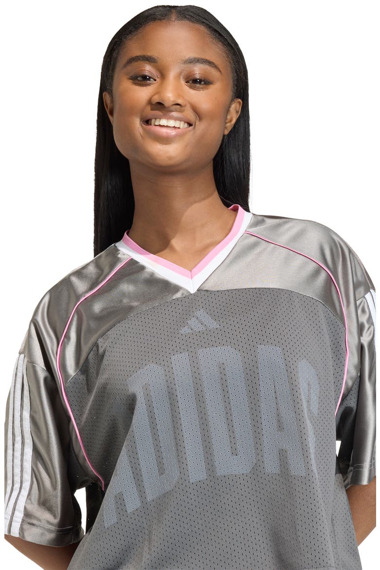 Stadium Graphic Mesh T-Shirt, Alternate, color, GREY SIX/ ST TROPIC BLOOM