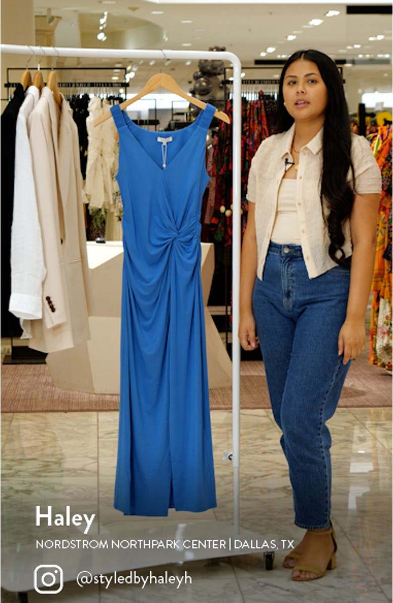 Twist Front Maxi Dress, sales video thumbnail