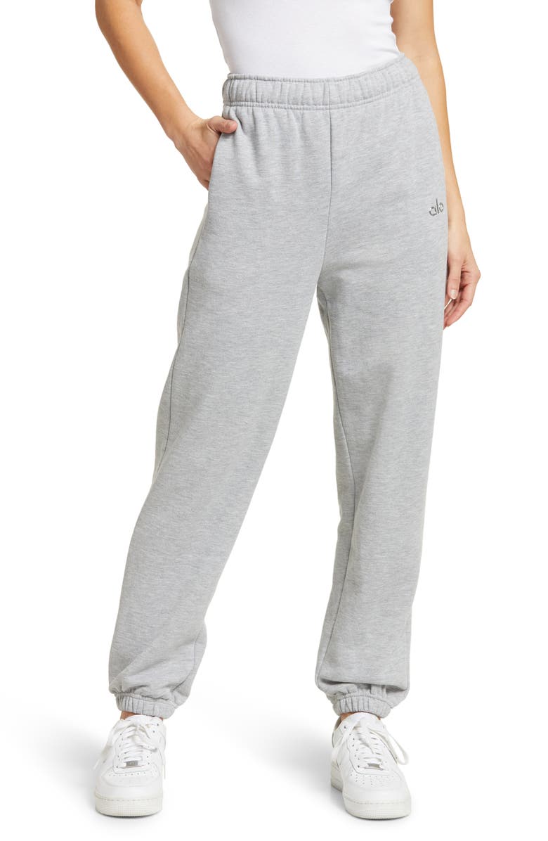 Alo Accolade Logo Sweatpants, Main, color, 