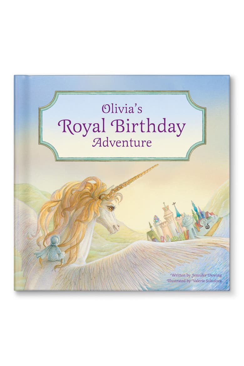'My Royal Birthday Adventure' Personalized Book, Main, color, GIRL