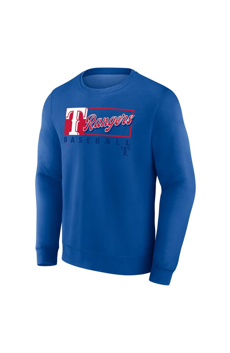 PROFILE Men's Profile Royal Texas Rangers Big & Tall Pullover Sweatshirt, Alternate, color, 