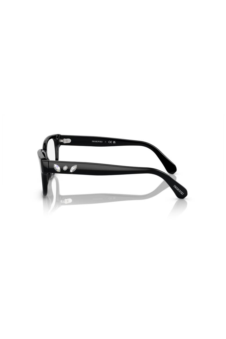 52mm Rectangle optical glasses, Alternate, color, Black