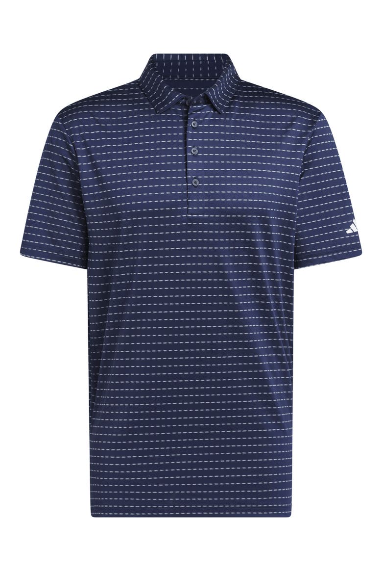 Ultimate Dash Stripe Performance Polo, Alternate, color, COLLEGIATE NAVY/ WHITE