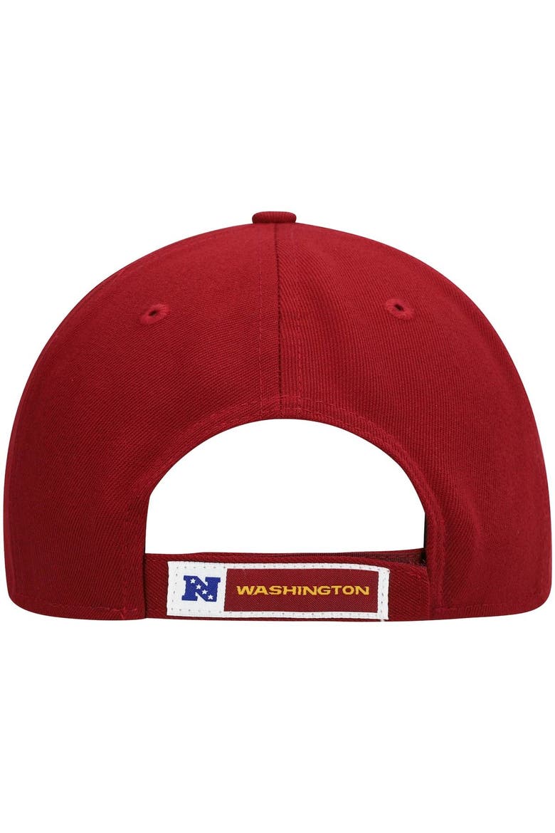 Men's New Era Burgundy Washington Football Team The League 9FORTY Adjustable Hat, Alternate, color, Burgundy