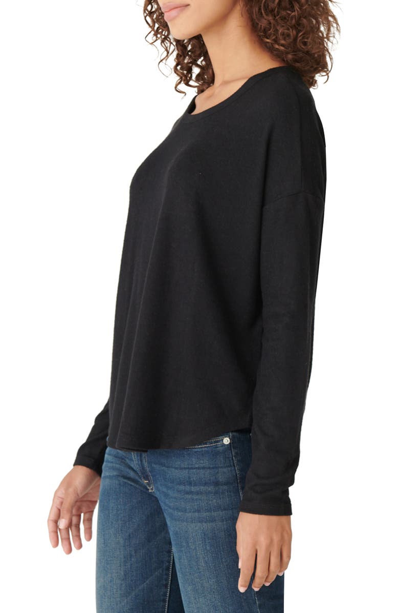 Lucky Brand Hacci Crewneck Top, Alternate, color, 