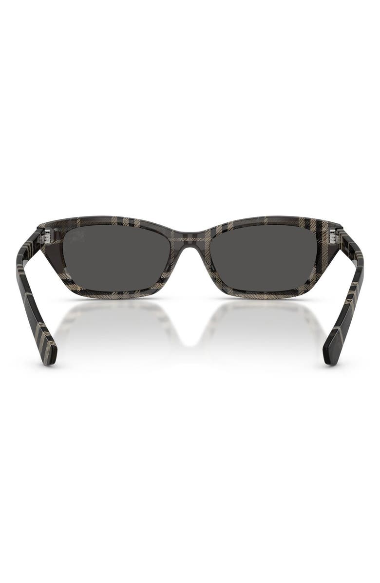 Burberry 52mm Rectangular Sunglasses, Alternate, color, 