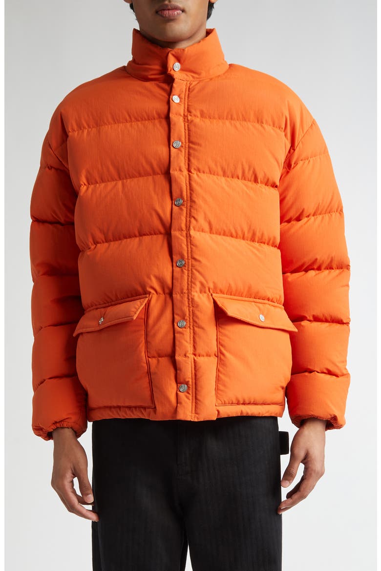 Burlington Down Puffer Jacket, Main, color, ORANGE