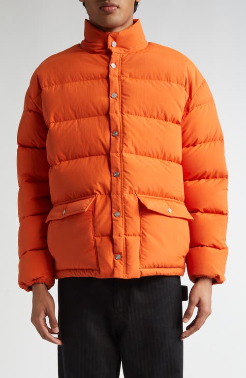Bode Burlington Down Puffer Jacket in Orange  product