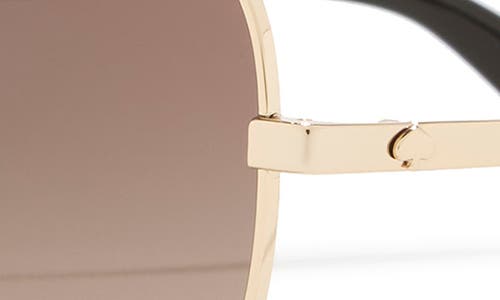 Kate Spade New York Avaline2 58mm Gradient Aviator Sunglasses
