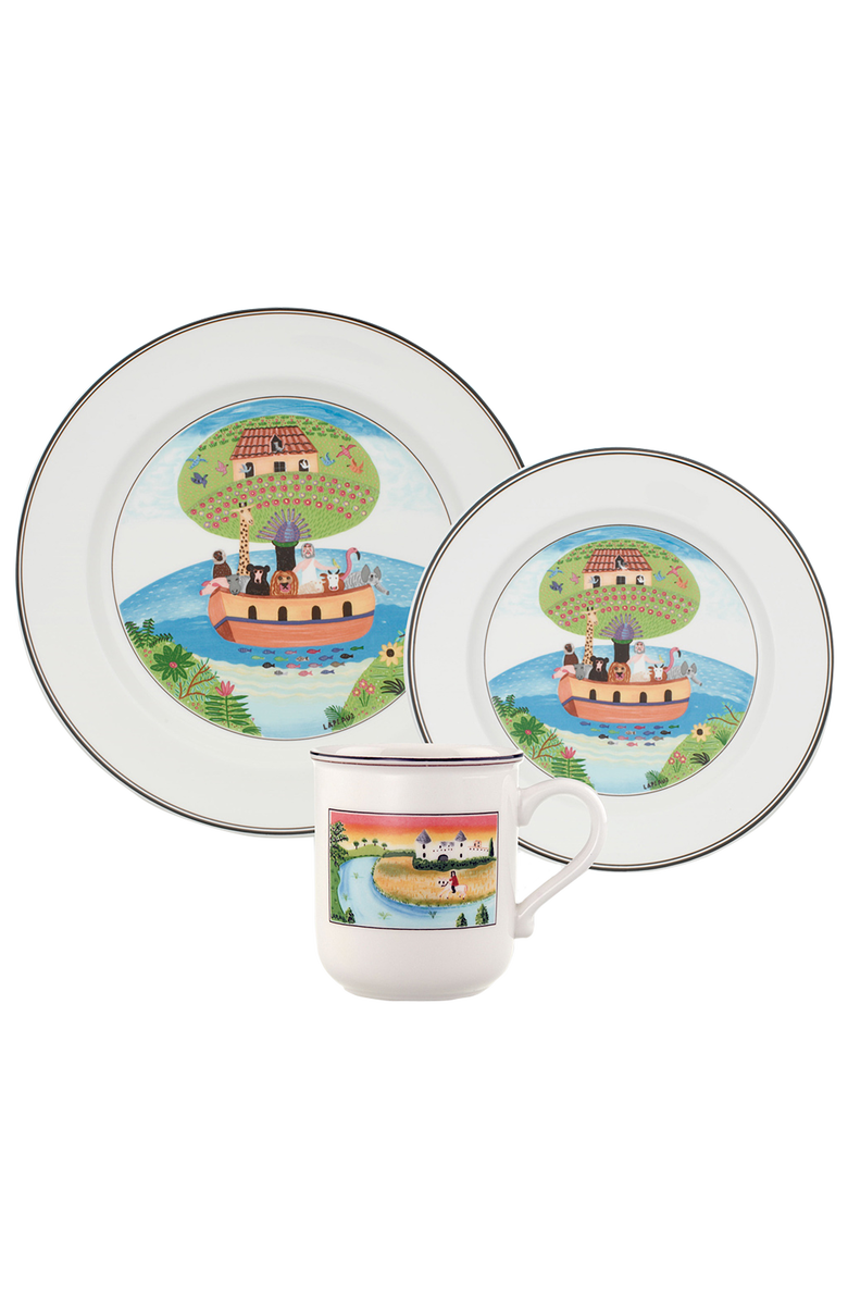 Villeroy & Boch Design Naif 18 Piece Dinnerware Set for 6, Main, color, Multi