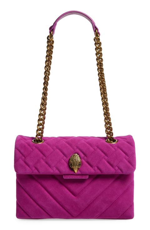 Kensington Suede Convertible Shoulder Bag