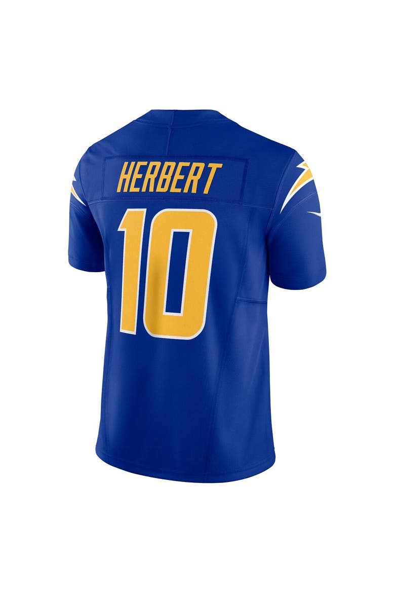 Men's Nike Justin Herbert Royal Los Angeles Chargers Vapor F.U.S.E. Limited Jersey, Alternate, color, Royal