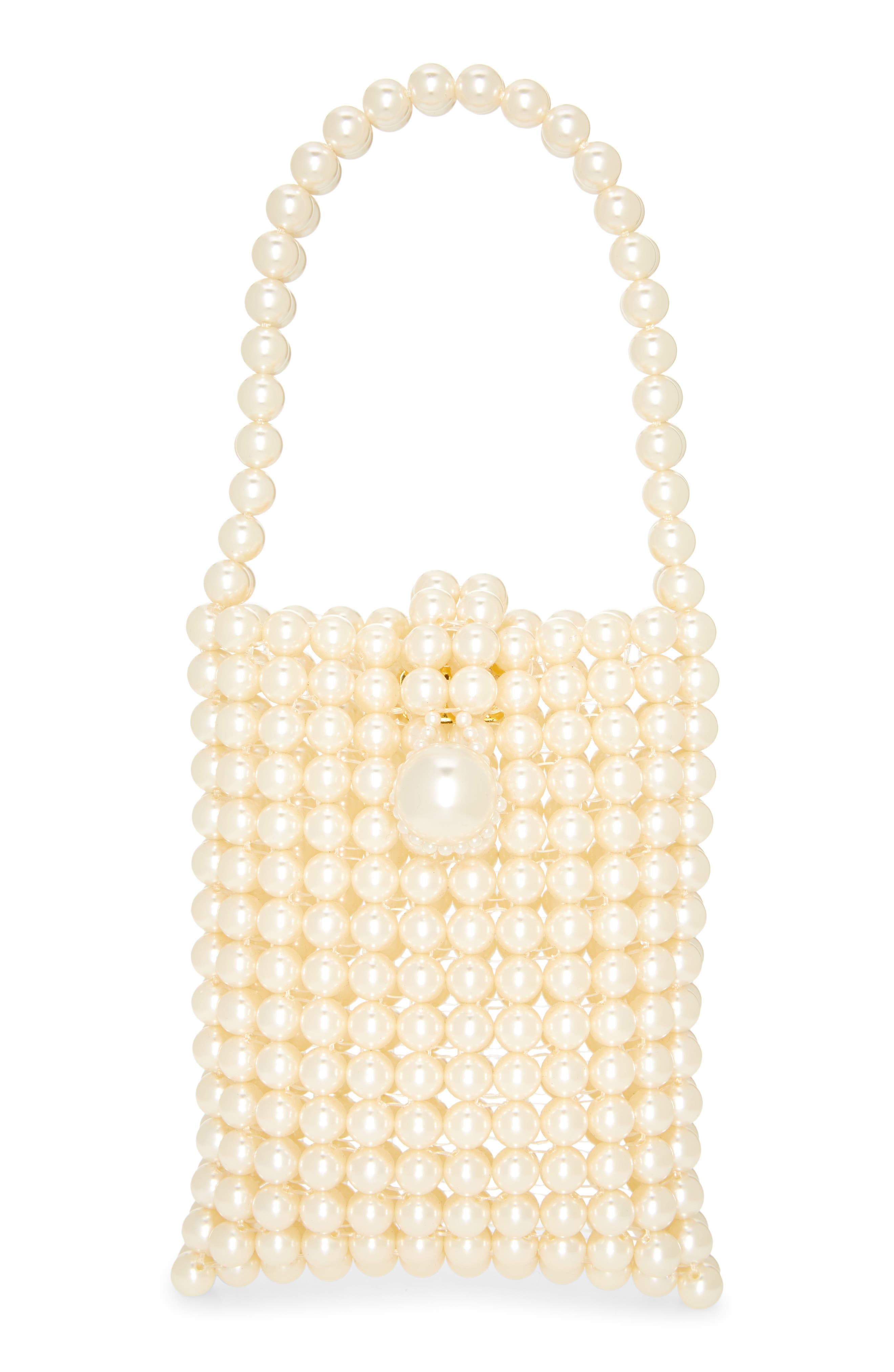 La Riviere de Galets Handbag, Main, color, PEARL