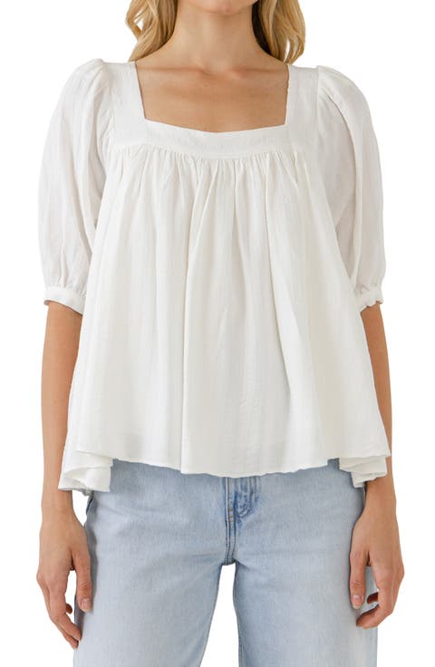 Square Neck Blouse