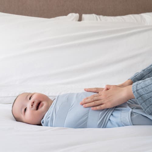 Halo Supersoft Viscose Sleepsack Swaddle In Blue