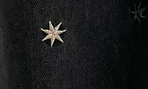 Free People Deep Trance Embroidered Ankle Barrel Leg Jeans In Multi