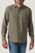 34 Heritage Solid Lyocell Button-Up Shirt