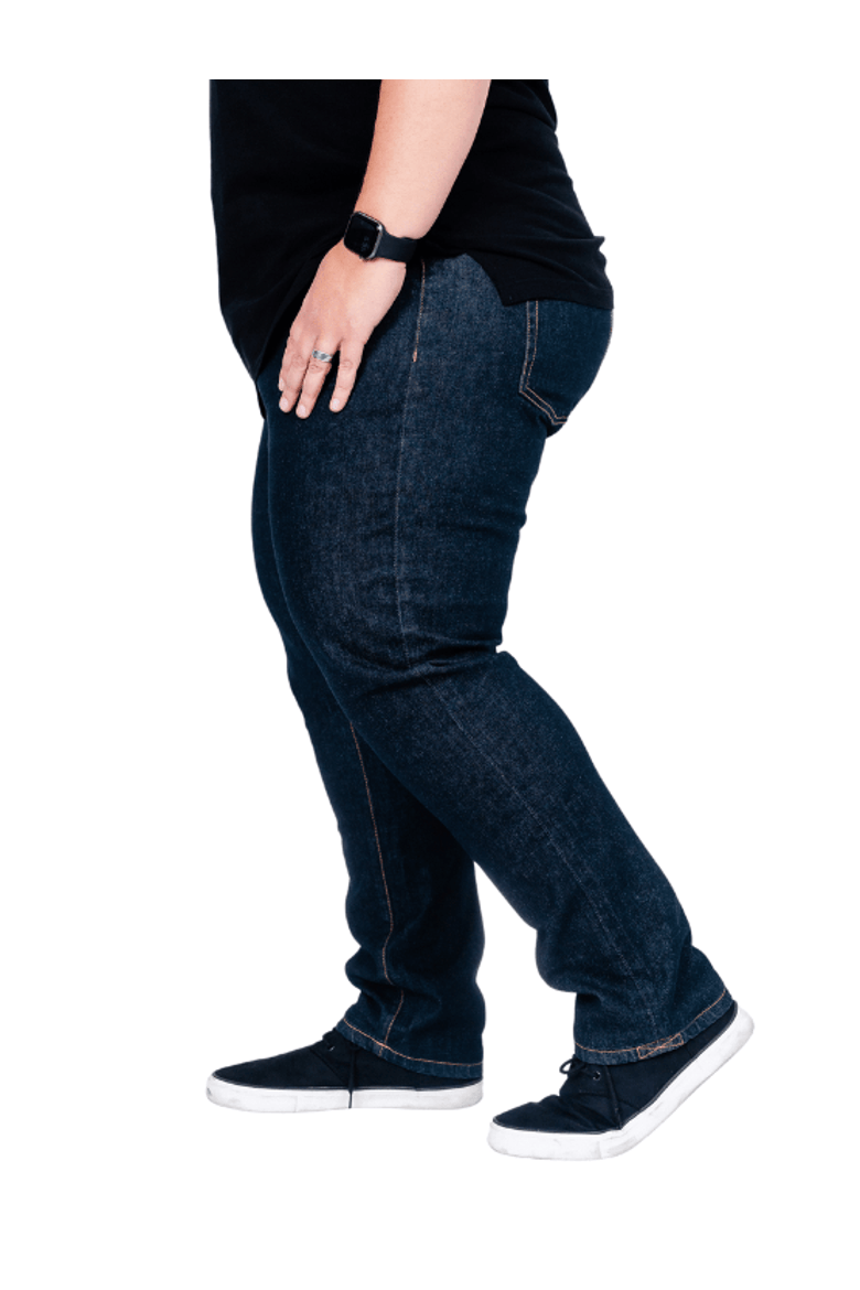 Slim-Straight, Premium Indigo Stretch Jeans, Alternate, color, Indigo