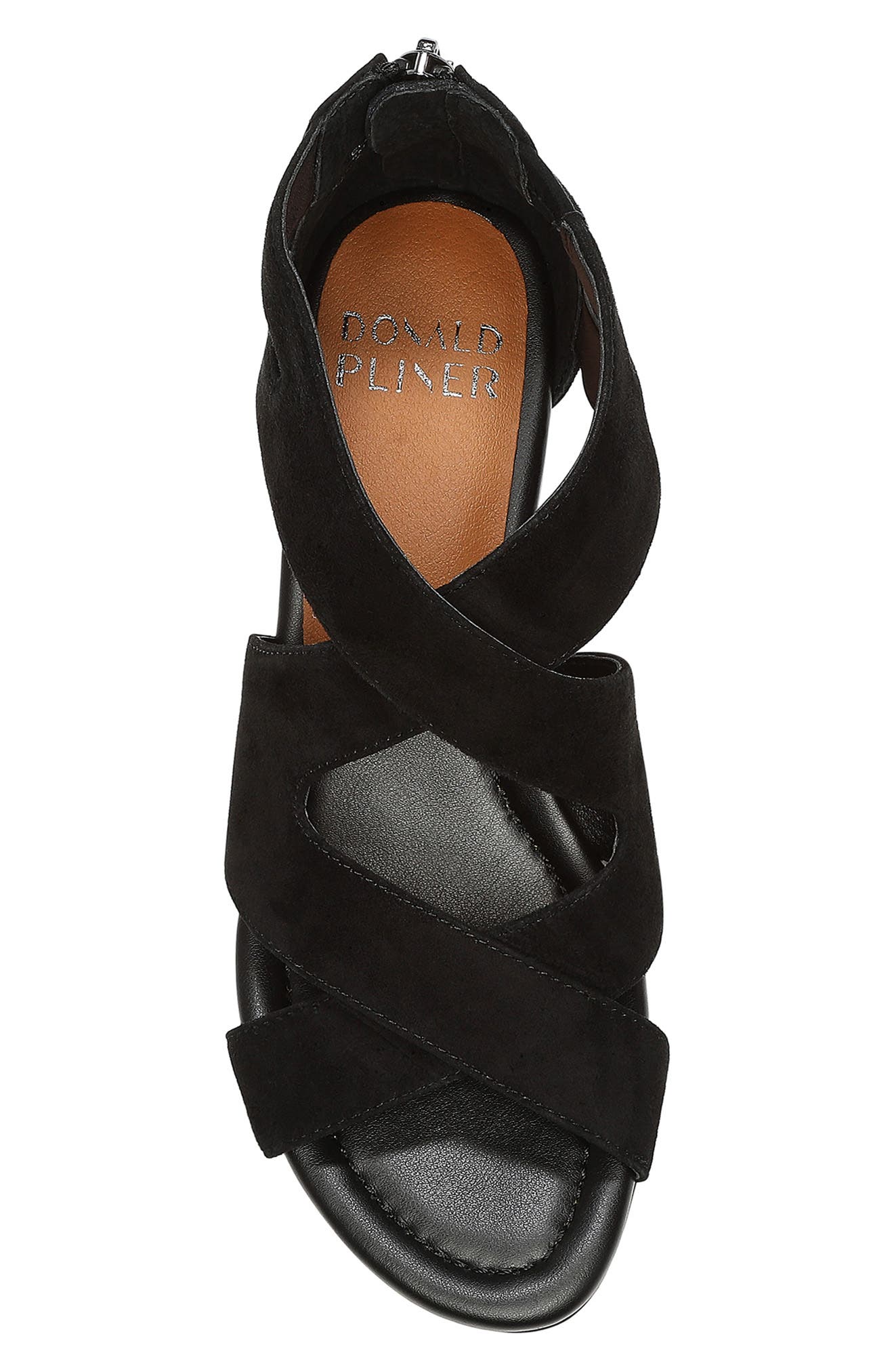 Velaks Wedge Sandal, Alternate, color, BLACK