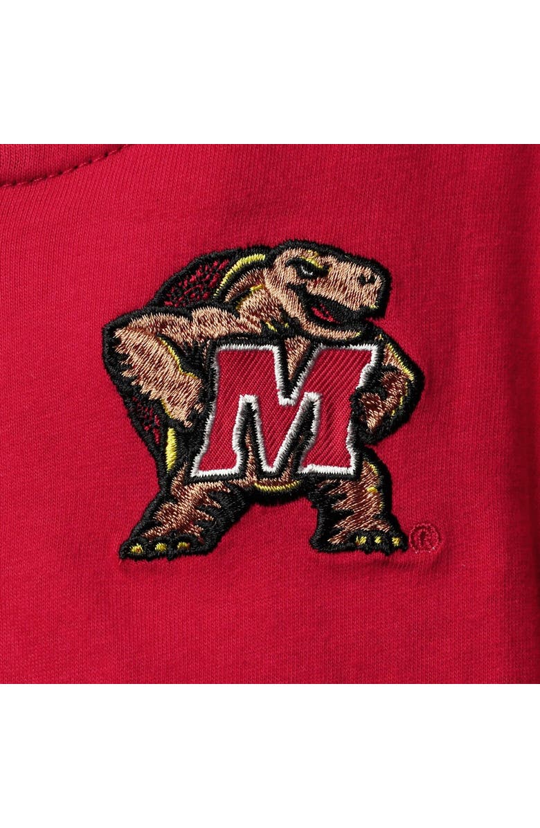 COLOSSEUM Toddler Colosseum Red/Heathered Gray Maryland Terrapins Poppies Hoodie and Sweatpants Set, Alternate, color, 