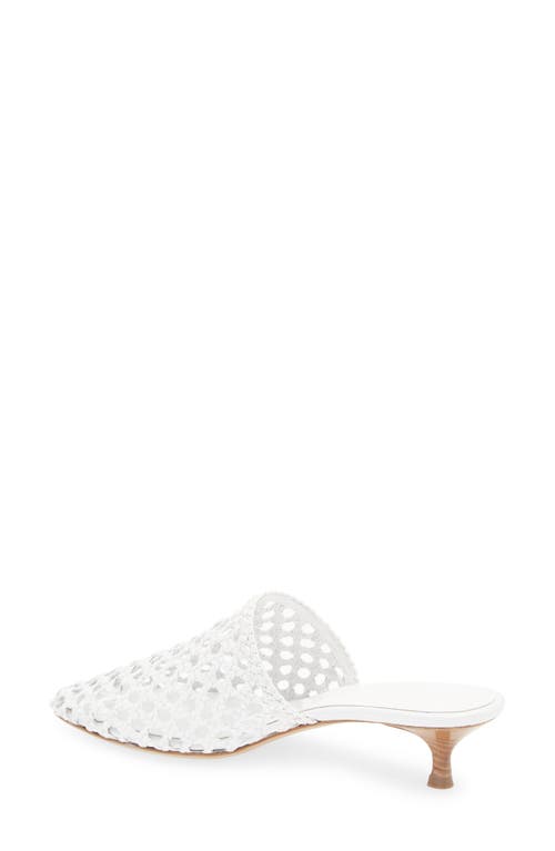 LE MONDE BERYL LE MONDE BERYL WOVEN KITTEN HEEL MULE