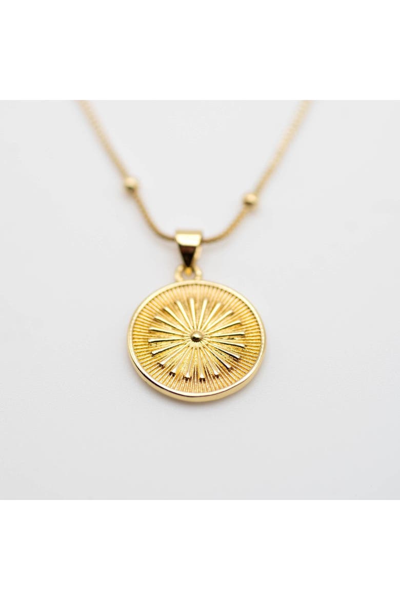 Solara Necklace, Alternate, color, Gold