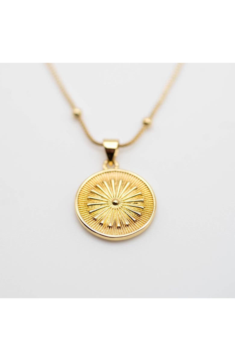 Ivy & Pearl Co. Solara Necklace, Alternate, color, Gold