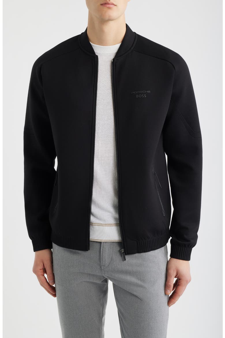 Porsche Spirit 70 Zip Sweatshirt, Main, color, BLACK