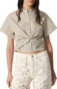 rag & bone Gretchen Stripe Poplin Shirt