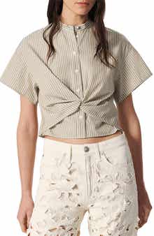 rag & bone Gretchen Stripe Poplin Shirt