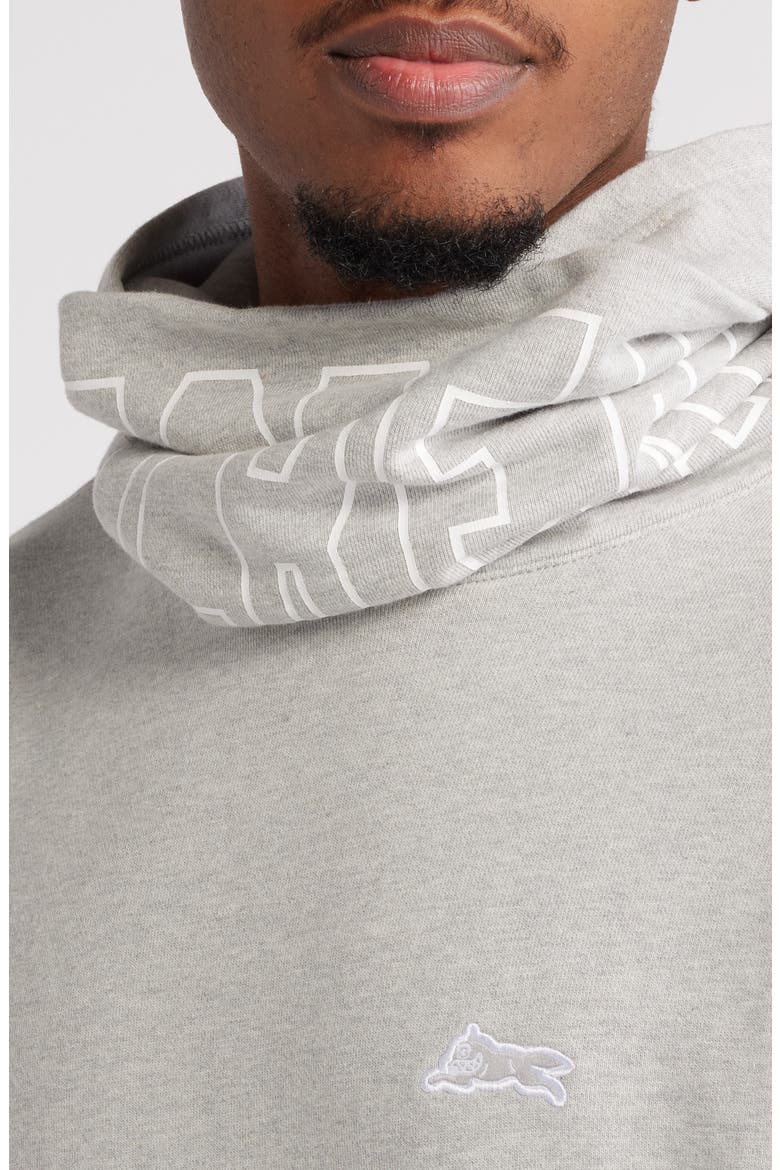 Covert Cotton Graphic Hoodie, Alternate, color, HEATHER GREY