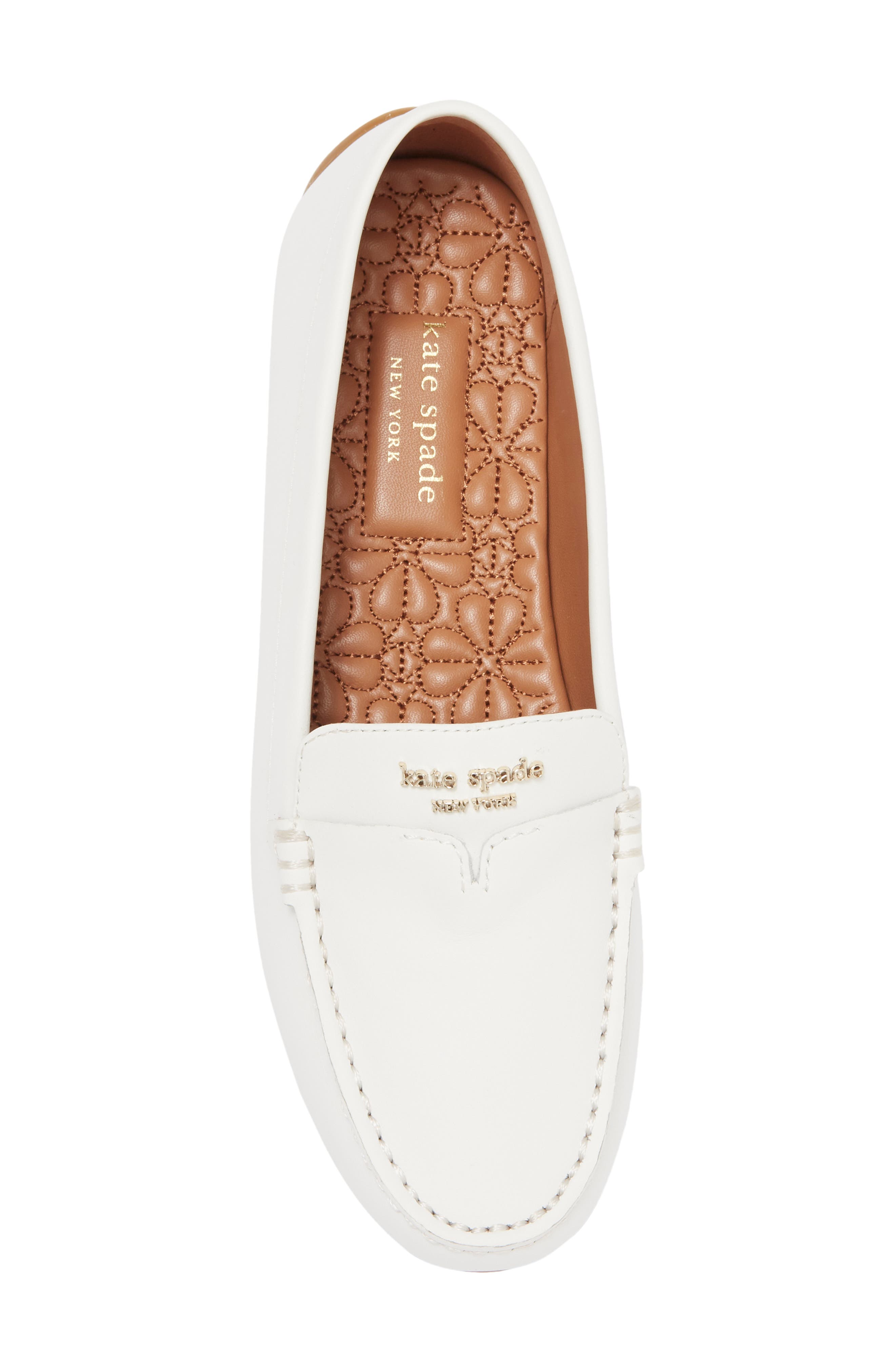Kate Spade New York deck leather moc loafer, Alternate, color, 