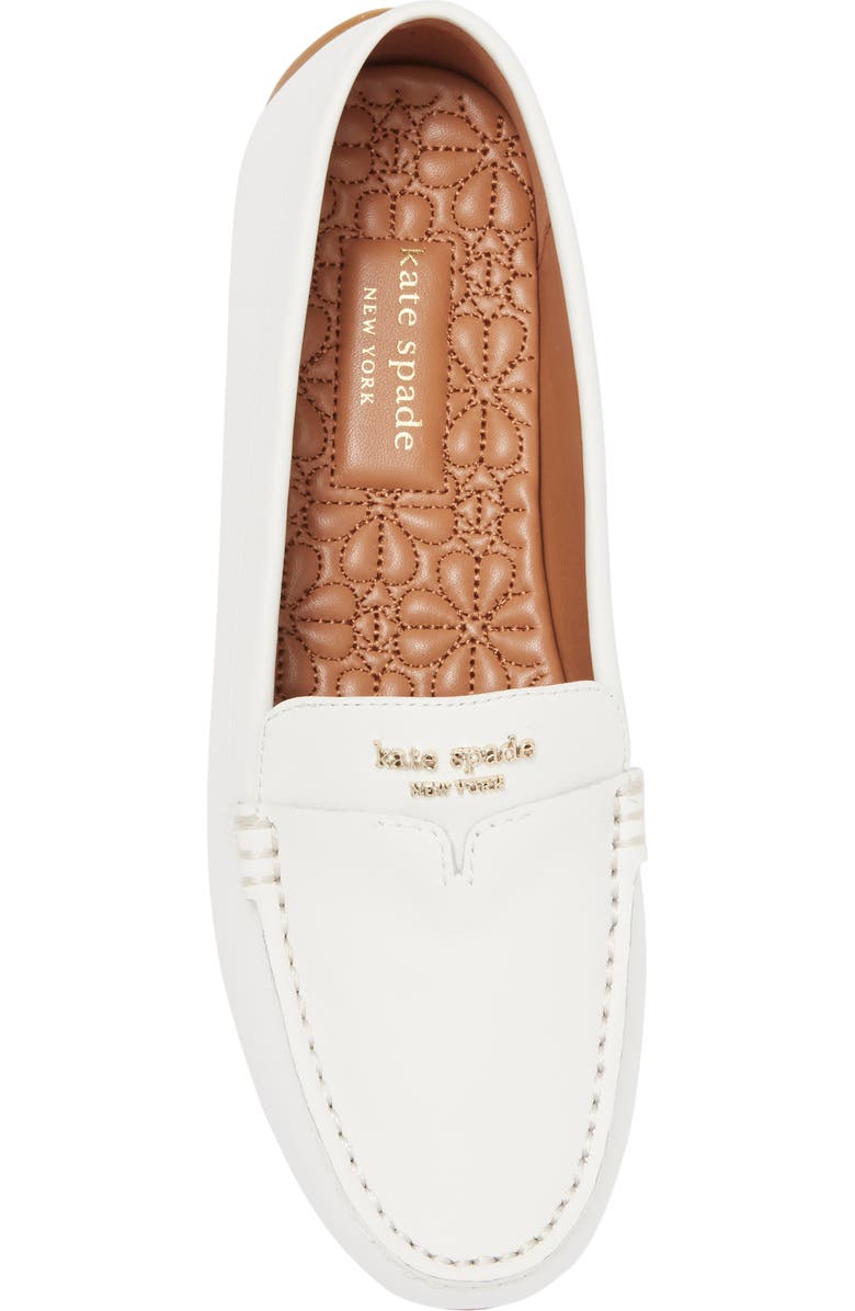 Kate Spade New York deck leather moc loafer, Alternate, color,