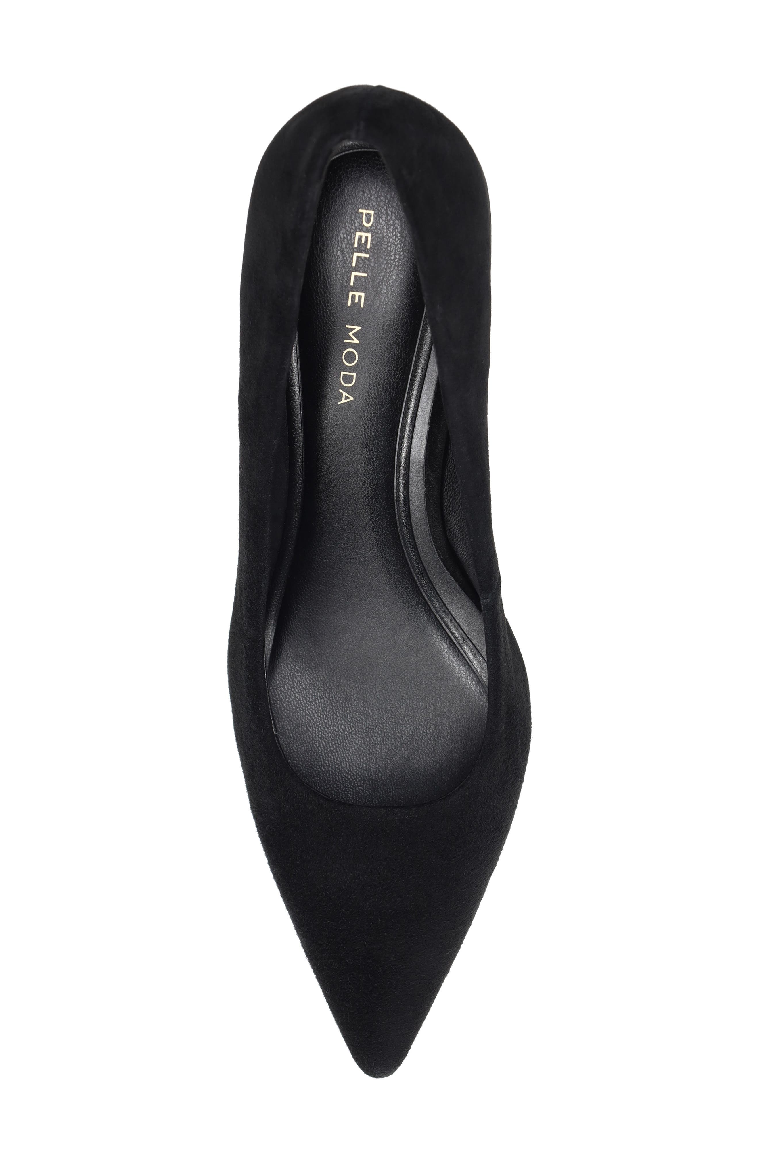 Inell Pointed Toe Pump, Alternate, color, BLACK