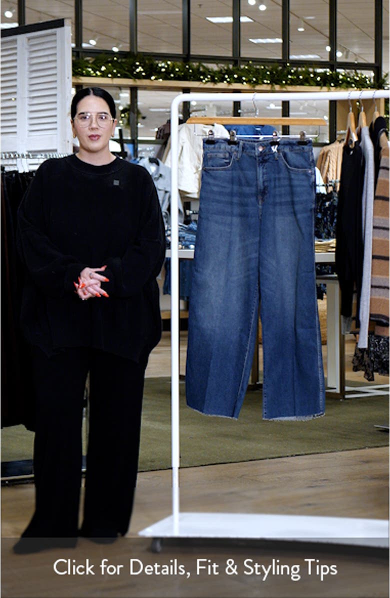 Good Skate Ankle Wide Leg Jeans, sales video thumbnail