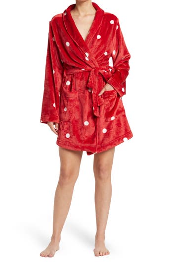Honeydew Intimates Super Sweet Plush Robe In Red