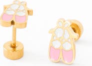 Pip Pop Ballet Slipper Stud Earrings