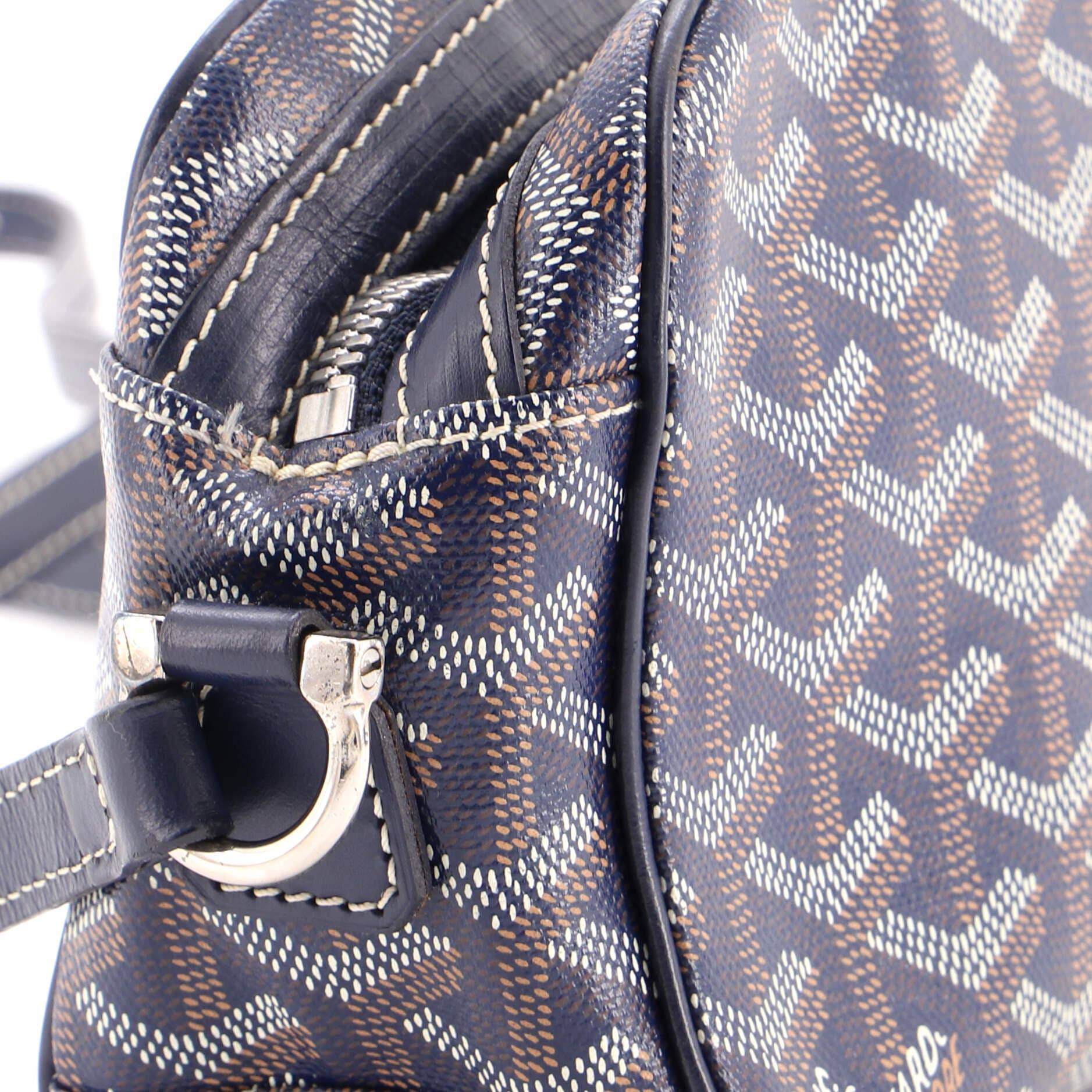 Cap Vert Bag Coated Canvas, Alternate, color, Blue